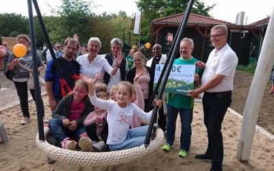 Spielplatz „Kraut und Rüben“ zum Familienfest eröffnet